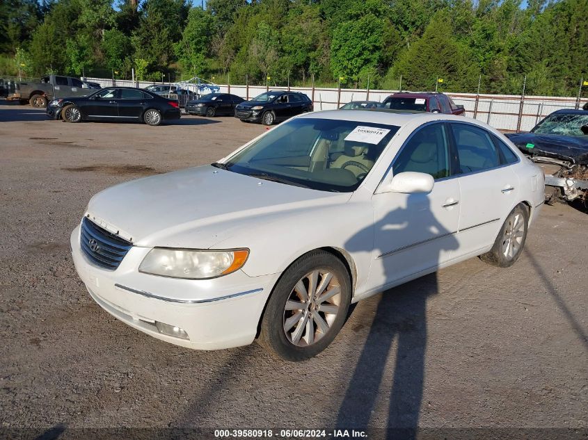 2009 Hyundai Azera Gls VIN: KMHFC46D49A348891 Lot: 39580918