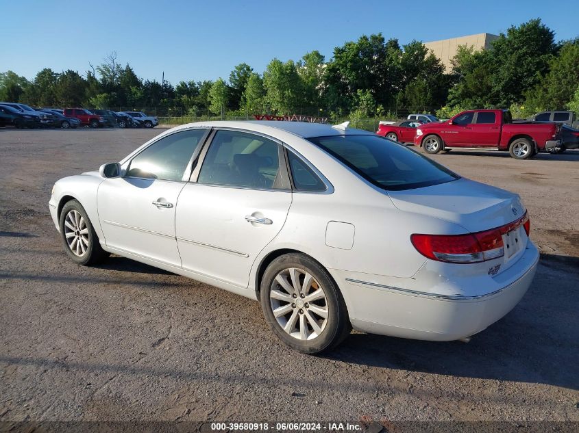 2009 Hyundai Azera Gls VIN: KMHFC46D49A348891 Lot: 39580918