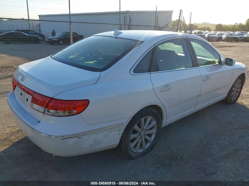 2009 Hyundai Azera Gls VIN: KMHFC46D49A348891 Lot: 39580918