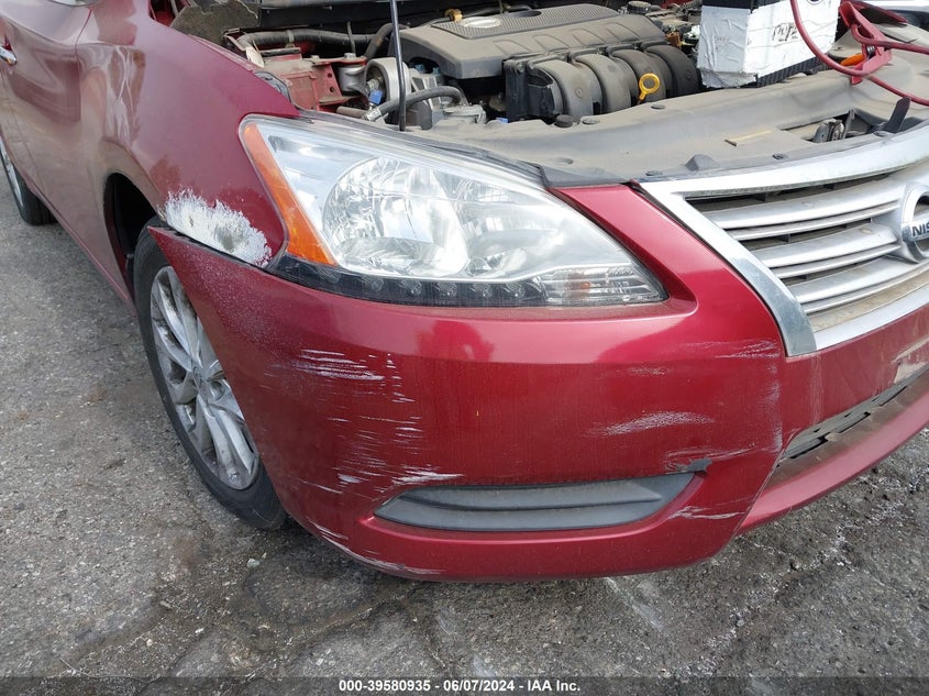 2014 Nissan Sentra S VIN: 3N1AB7AP0EY248848 Lot: 39580935