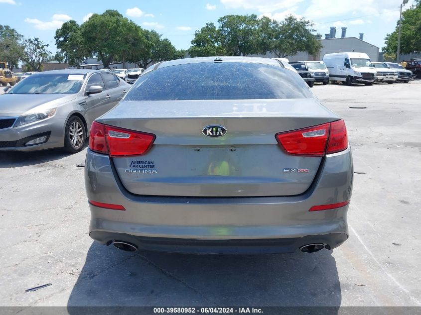 2015 Kia Optima Ex VIN: 5XXGN4A76FG470348 Lot: 39580952