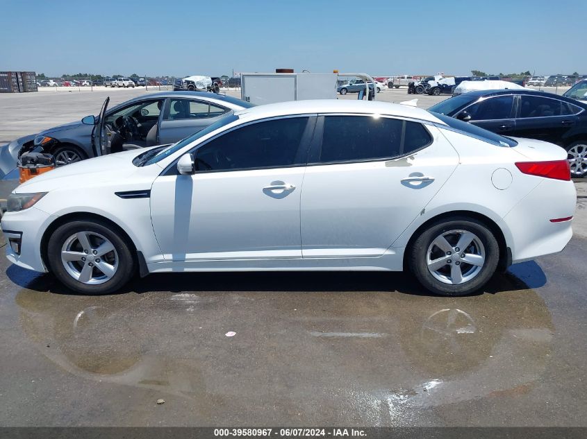 2014 Kia Optima Lx VIN: 5XXGM4A73EG334759 Lot: 39580967