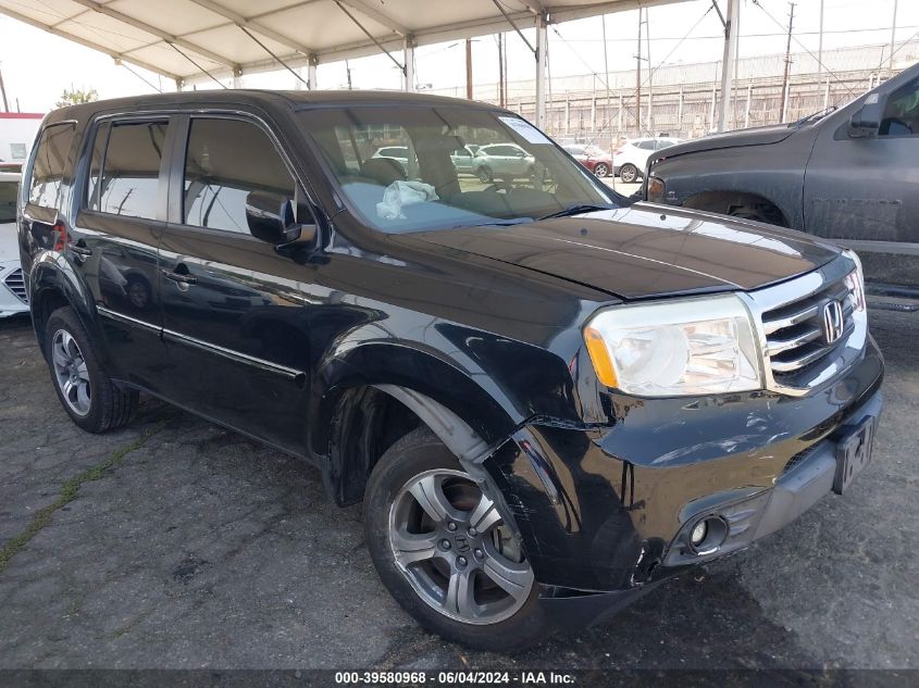 2015 Honda Pilot Se VIN: 5FNYF3H39FB026785 Lot: 39580968