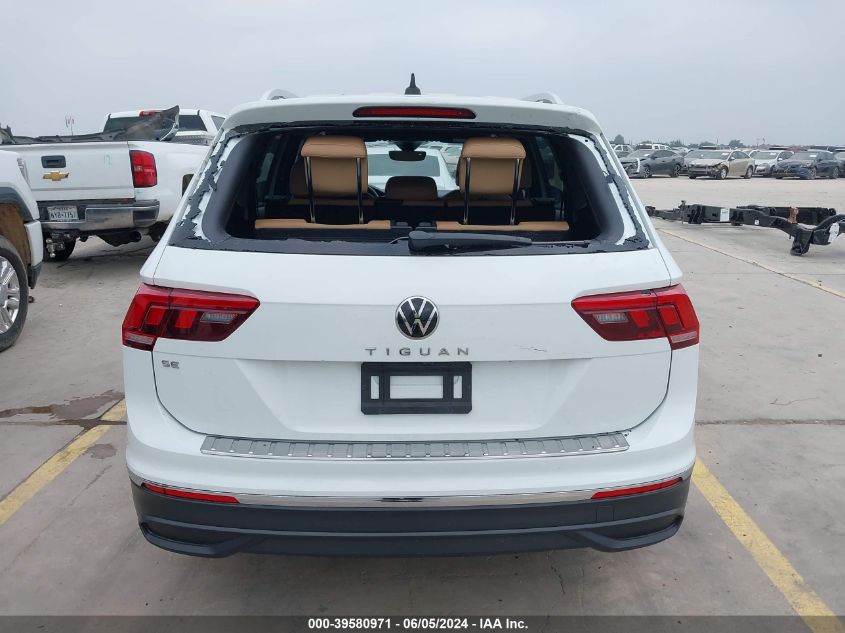 2022 Volkswagen Tiguan 2.0T Se VIN: 3VV3B7AX4NM144653 Lot: 39580971