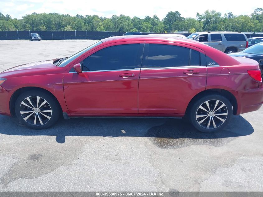 2013 Chrysler 200 Touring VIN: 1C3CCBBB2DN600255 Lot: 39580975