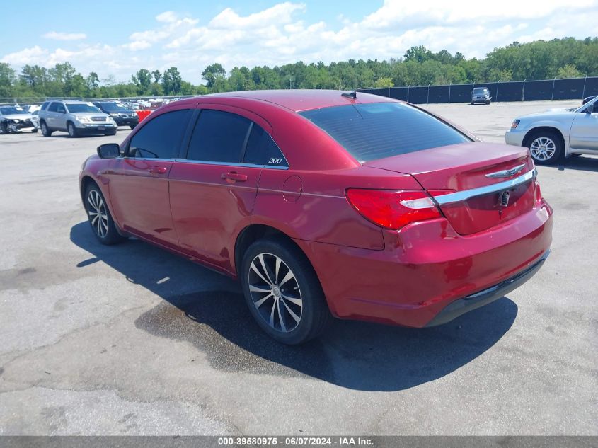 2013 Chrysler 200 Touring VIN: 1C3CCBBB2DN600255 Lot: 39580975