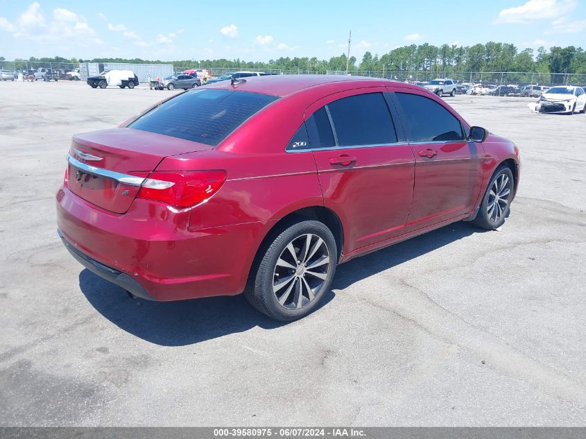 2013 Chrysler 200 Touring VIN: 1C3CCBBB2DN600255 Lot: 39580975