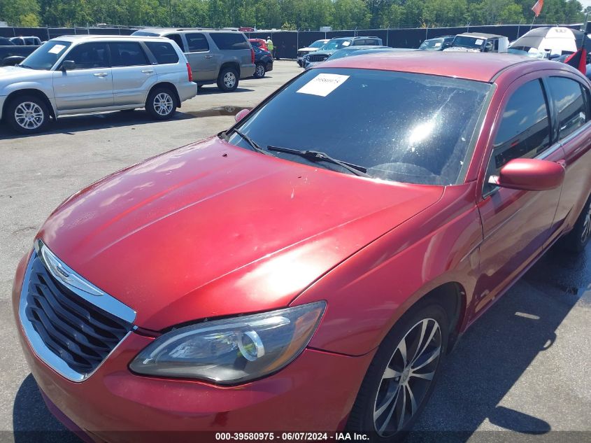 2013 Chrysler 200 Touring VIN: 1C3CCBBB2DN600255 Lot: 39580975