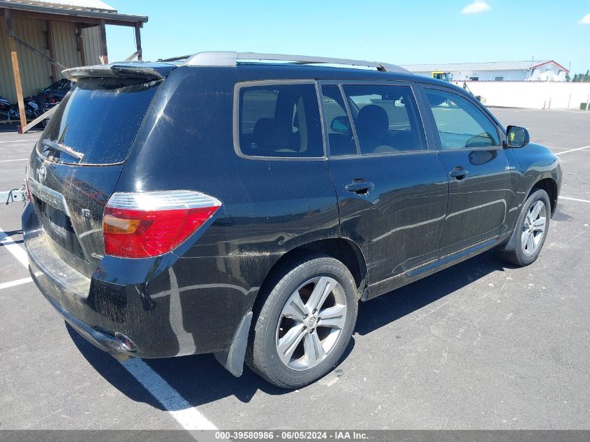 2008 Toyota Highlander Sport VIN: JTEES43A982046479 Lot: 39580986