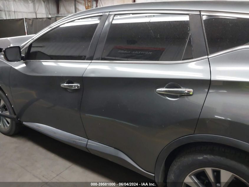 2015 Nissan Murano S VIN: 5N1AZ2MG4FN276735 Lot: 39581000