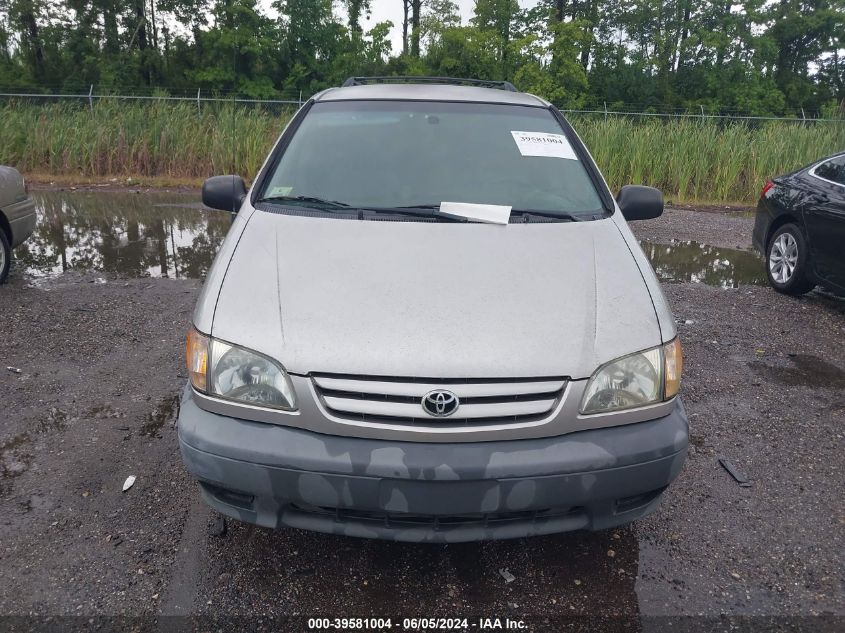 2002 Toyota Sienna Le VIN: 4T3ZF13C12U502337 Lot: 39581004