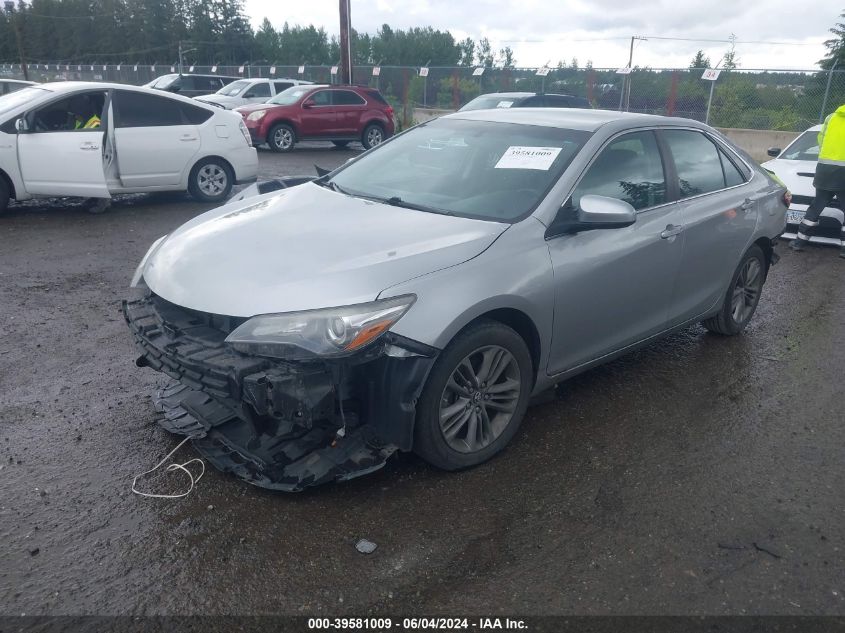 2016 Toyota Camry Se VIN: 4T1BF1FK9GU567960 Lot: 39581009