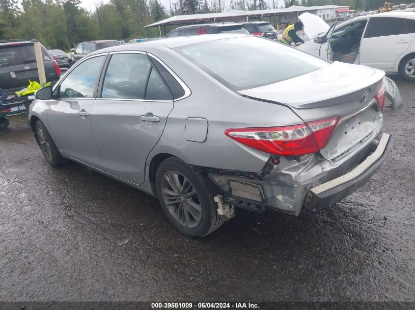 2016 Toyota Camry Se VIN: 4T1BF1FK9GU567960 Lot: 39581009