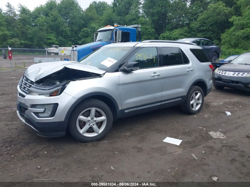 2016 Ford Explorer Xlt VIN: 1FM5K8DH8GGD08562 Lot: 39581034