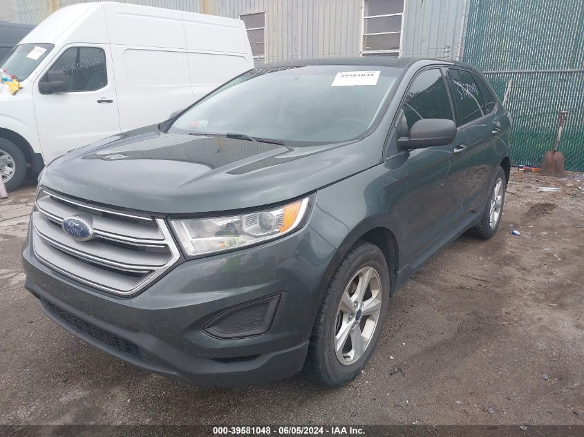 2015 Ford Edge Se VIN: 2FMTK3G99FBB76951 Lot: 39581048