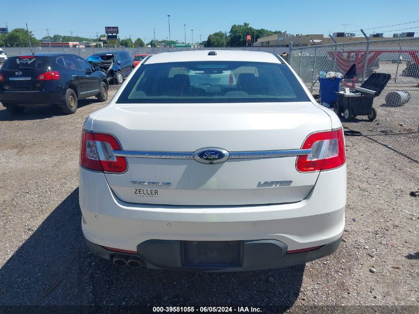 2010 Ford Taurus Limited VIN: 1FAHP2FW4AG134305 Lot: 39581055