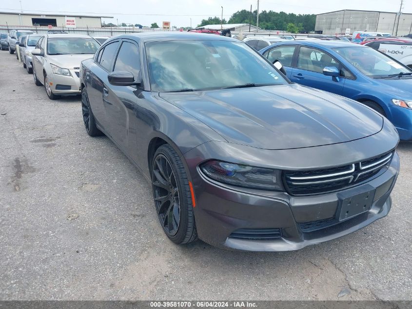 2015 Dodge Charger Se VIN: 2C3CDXBG9FH926104 Lot: 39581070