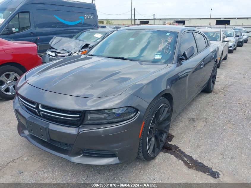 2015 Dodge Charger Se VIN: 2C3CDXBG9FH926104 Lot: 39581070