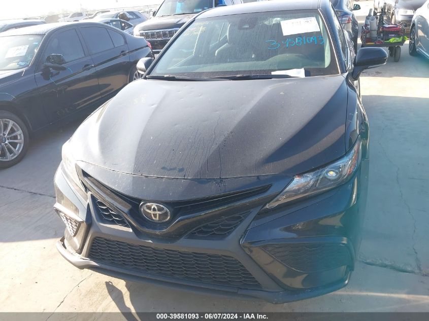 2022 Toyota Camry Se VIN: 4T1G11AK0NU713266 Lot: 39581093