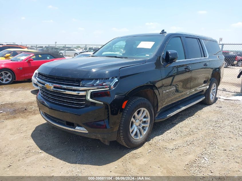 2022 Chevrolet Suburban 4Wd Lt VIN: 1GNSKCKD1NR244125 Lot: 39581104