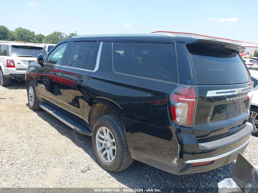 2022 Chevrolet Suburban 4Wd Lt VIN: 1GNSKCKD1NR244125 Lot: 39581104