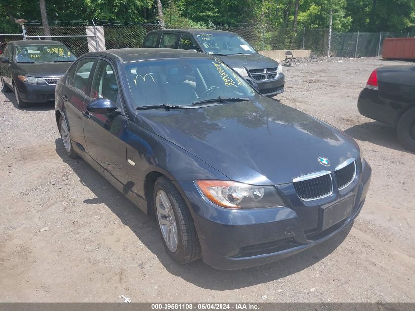 2006 BMW 325I VIN: WBAVB17576NK37763 Lot: 39581108