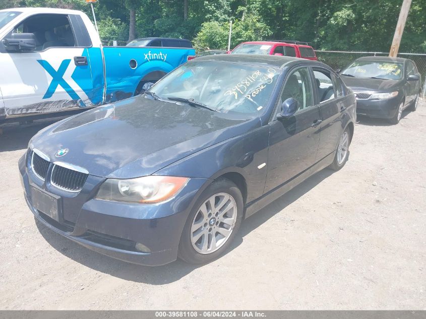 2006 BMW 325I VIN: WBAVB17576NK37763 Lot: 39581108