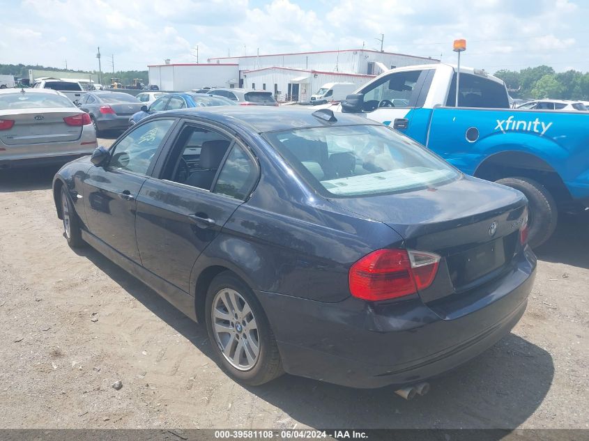 2006 BMW 325I VIN: WBAVB17576NK37763 Lot: 39581108