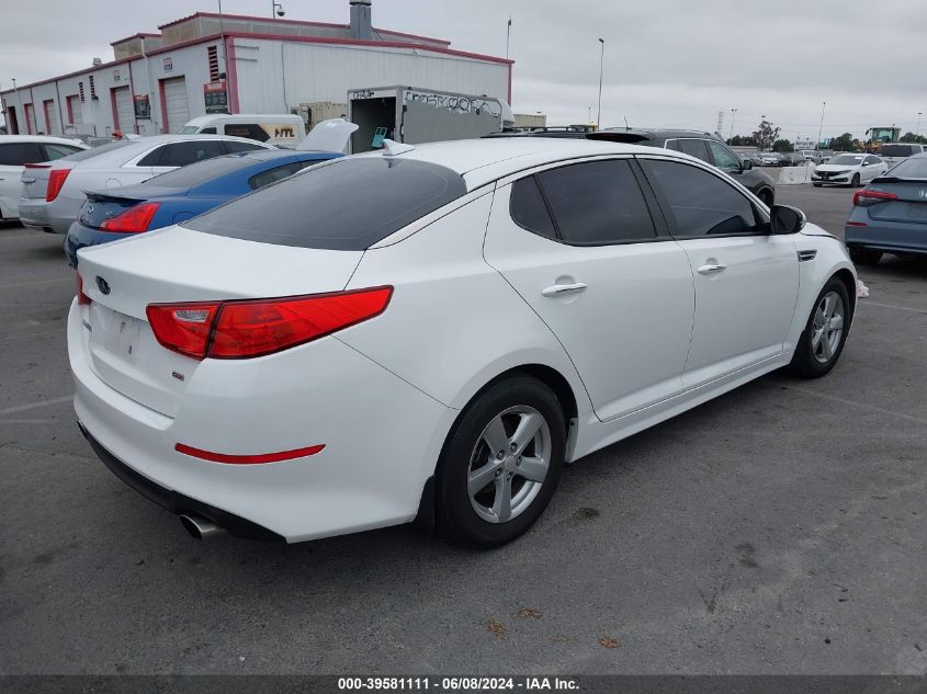 2015 KIA OPTIMA LX - 5XXGM4A74FG415027