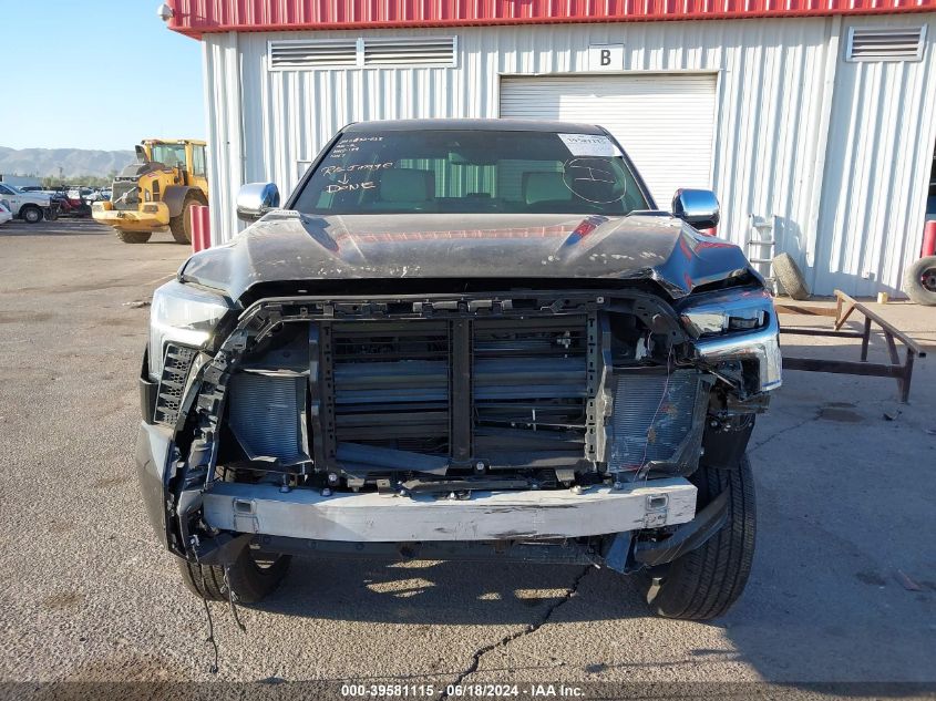 2024 Toyota Tundra Hybrid Capstone VIN: 5TFVC5DB6RX051447 Lot: 39581115