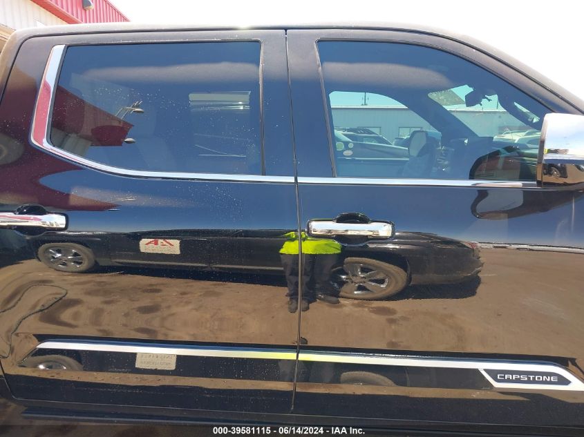 2024 Toyota Tundra Hybrid Capstone VIN: 5TFVC5DB6RX051447 Lot: 39581115