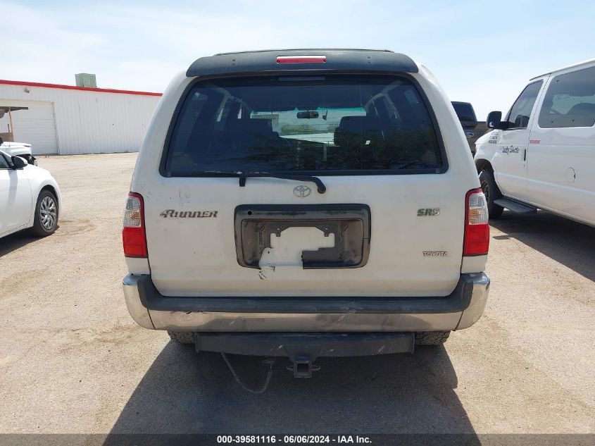 2001 Toyota 4Runner Sr5 V6 VIN: JT3GN86R410214273 Lot: 39581116