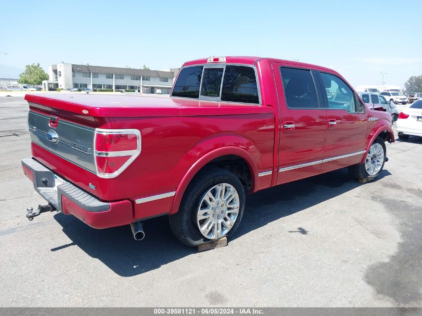 2010 Ford F-150 Fx2 Sport/Harley-Davidson/King Ranch/Lariat/Platinum/Xl/Xlt VIN: 1FTFW1CV4AFC36171 Lot: 39581121