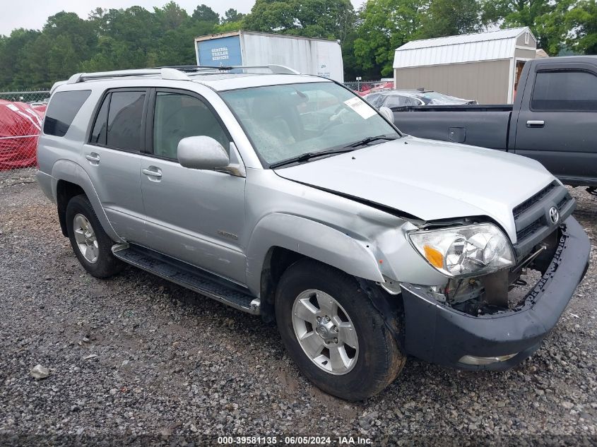 2003 Toyota 4Runner Limited V6 VIN: JTEZU17R930007129 Lot: 39581135