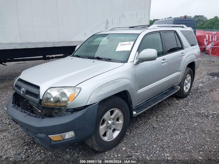 2003 Toyota 4Runner Limited V6 VIN: JTEZU17R930007129 Lot: 39581135