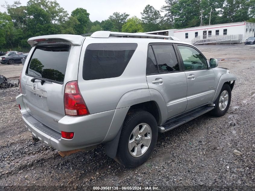 2003 Toyota 4Runner Limited V6 VIN: JTEZU17R930007129 Lot: 39581135