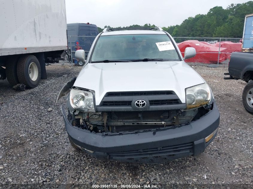 2003 Toyota 4Runner Limited V6 VIN: JTEZU17R930007129 Lot: 39581135