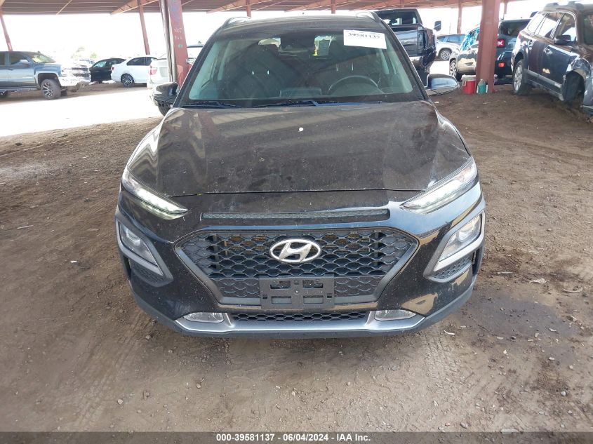 2019 Hyundai Kona Sel VIN: KM8K62AA7KU345544 Lot: 39581137