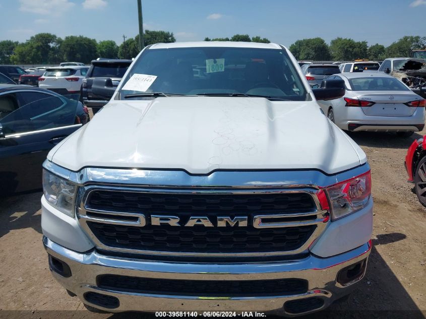 2022 Ram 1500 Big Horn Quad Cab 4X4 6'4 Box VIN: 1C6RRFBGXNN468720 Lot: 39581140