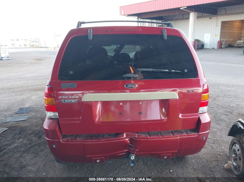 2005 Ford Escape Limited VIN: 1FMYU94155KB08880 Lot: 39581178