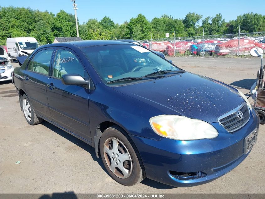 2005 Toyota Corolla Ce/Le/S VIN: 2T1BR32E65C876206 Lot: 39581200