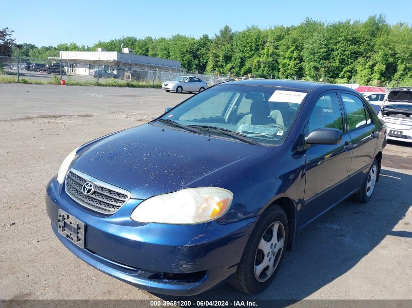 2005 Toyota Corolla Ce/Le/S VIN: 2T1BR32E65C876206 Lot: 39581200