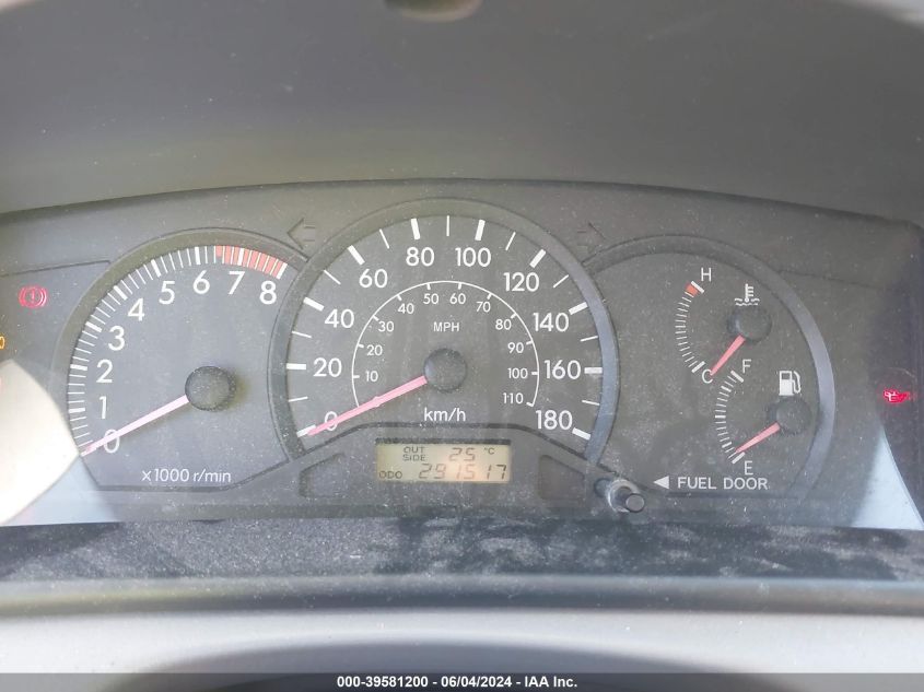 2005 Toyota Corolla Ce/Le/S VIN: 2T1BR32E65C876206 Lot: 39581200