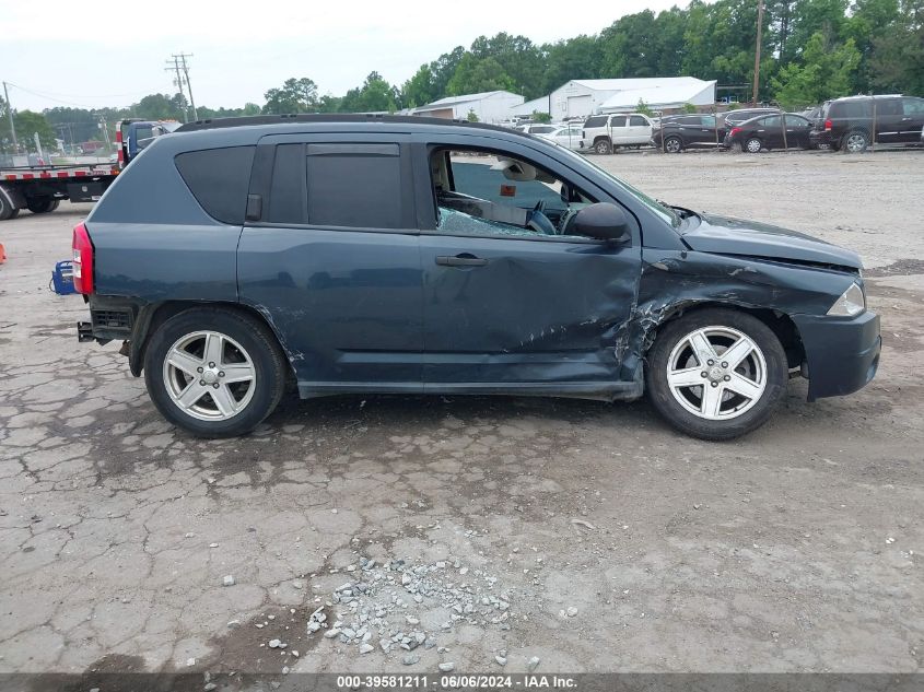 2007 Jeep Compass Sport VIN: 1J8FF47W37D180094 Lot: 39581211