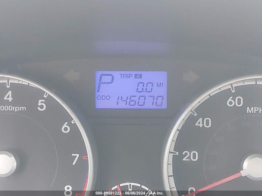 2010 Hyundai Accent VIN: KMHCN4AC6AU485782 Lot: 39581222