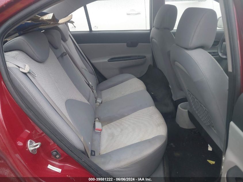 2010 Hyundai Accent VIN: KMHCN4AC6AU485782 Lot: 39581222