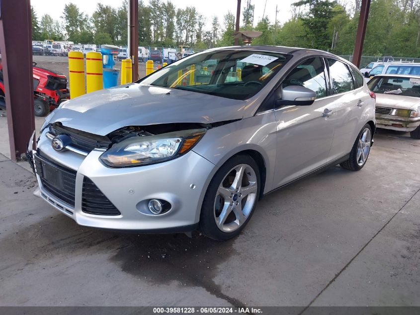 2014 Ford Focus Titanium VIN: 1FADP3N27EL186169 Lot: 39581228