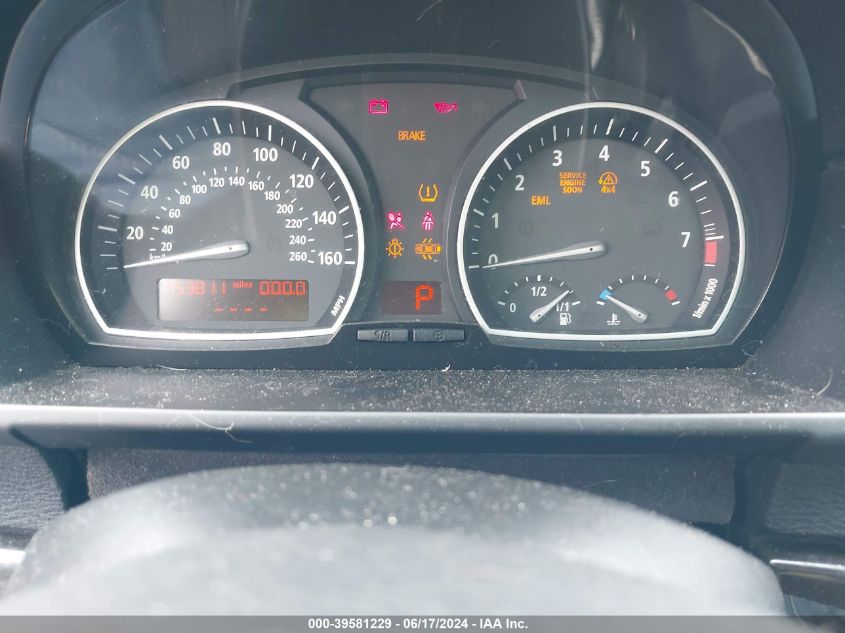 2008 BMW X3 3.0Si VIN: WBXPC93478WJ15327 Lot: 39581229