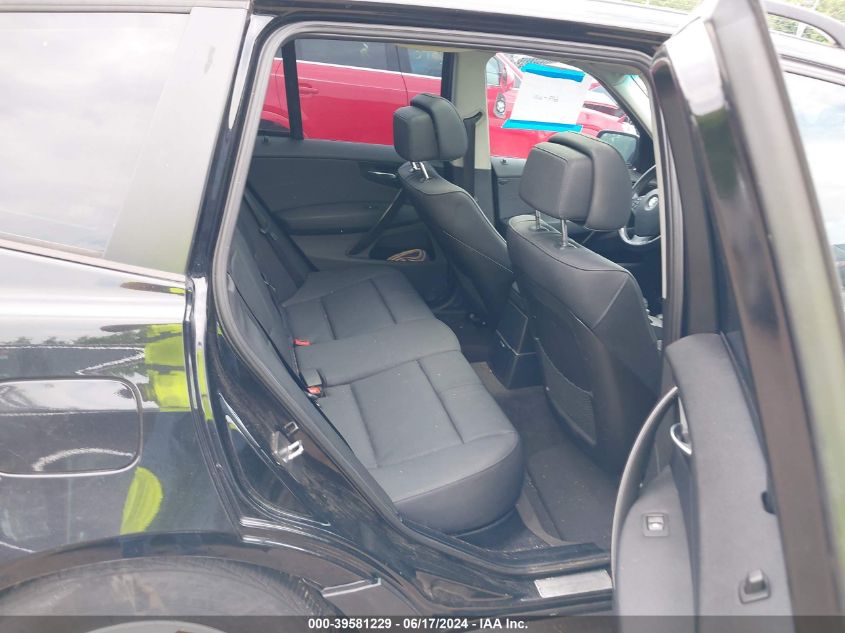 2008 BMW X3 3.0Si VIN: WBXPC93478WJ15327 Lot: 39581229