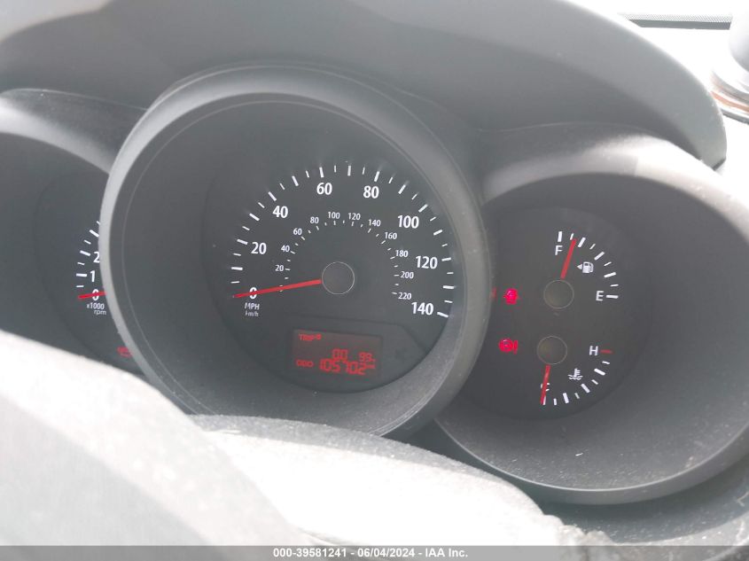 2012 Kia Soul VIN: KNDJT2A55C7440101 Lot: 39581241